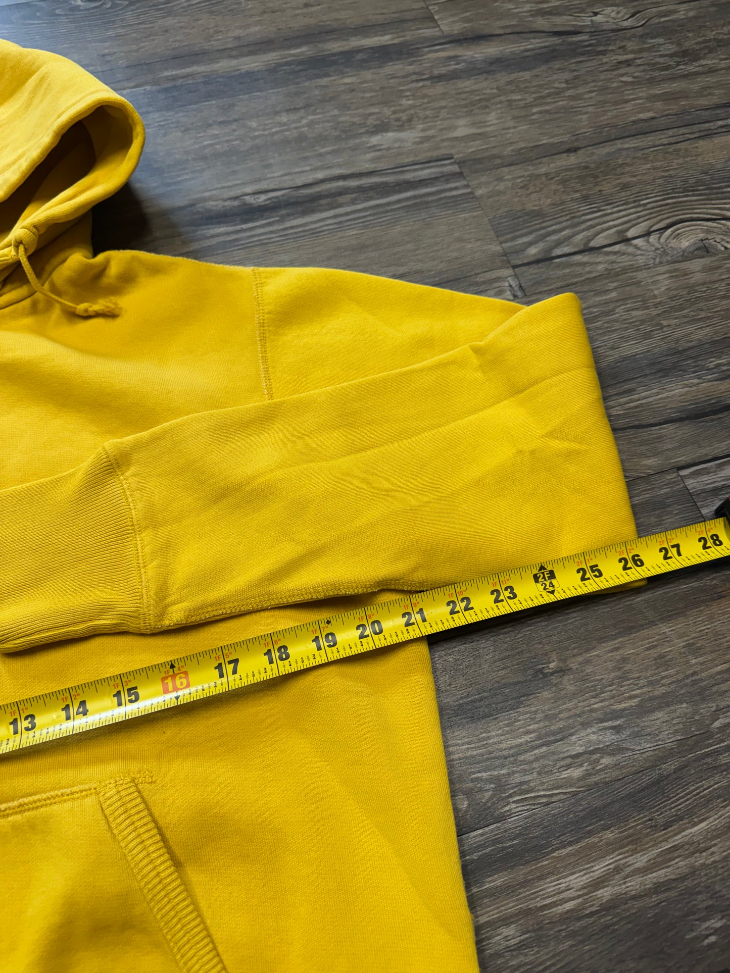 DOUBLE RL VINTAGE RUGBY NECK HOODIE (M)