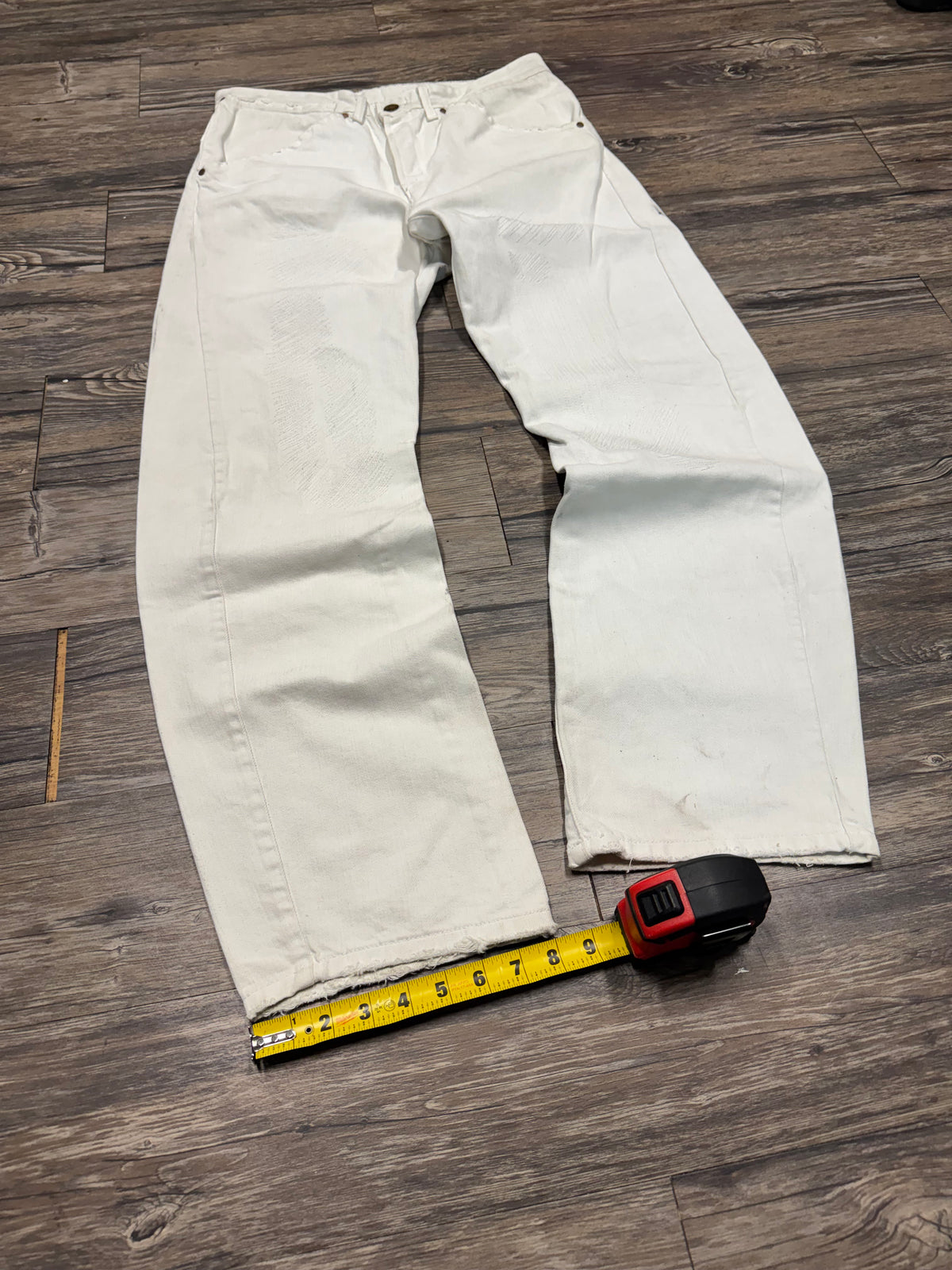 LEVIS ENGINEERED BORO STITCHED BOOTCUT FLARED JEANS (32)