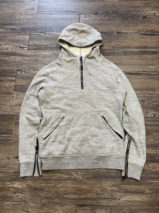 BALMAIN SHOTGUN QUARTER ZIP HOODIE (M)