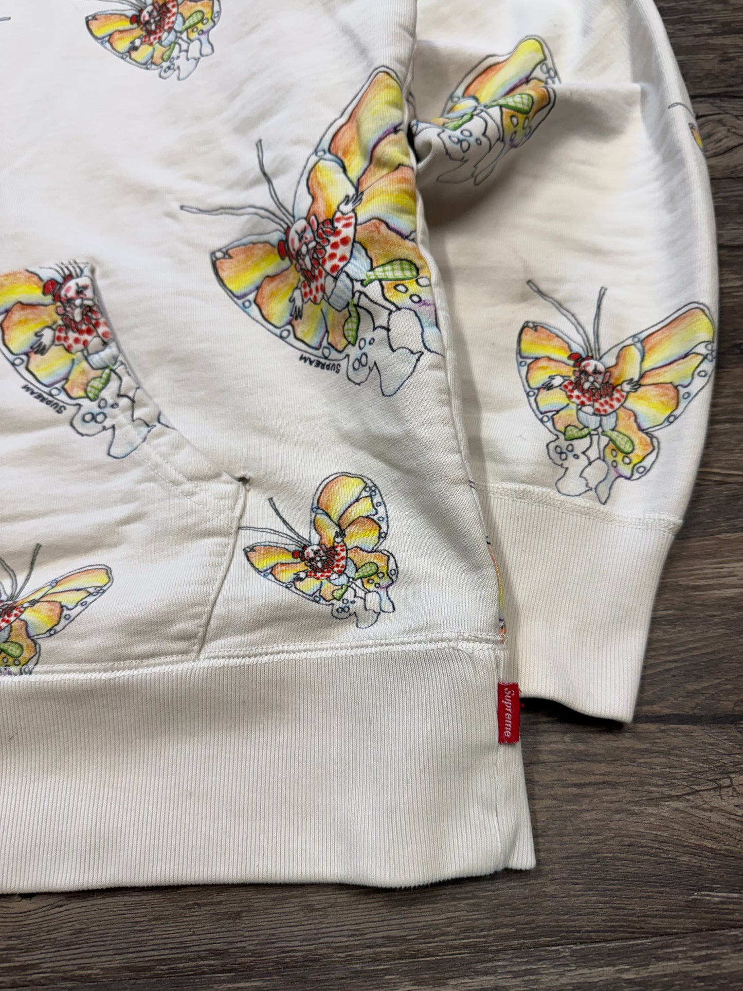 SUPREME GONZ BUTTERFLY SS16 HOODED SWEATSHIRT