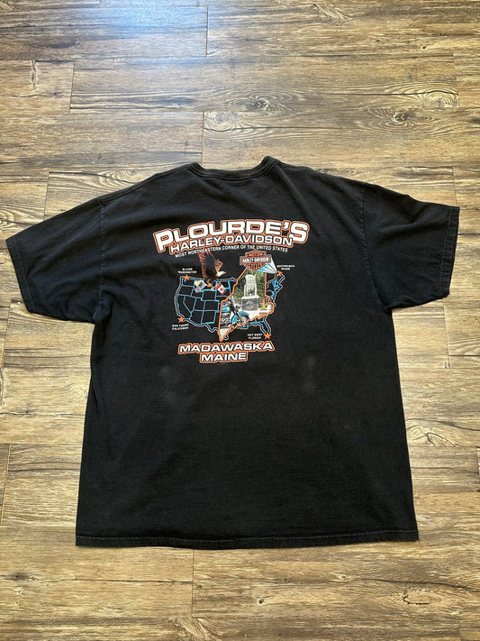 PLOURDES HARLEY DAVIDSON GRAPHIC T-SHIRT (2XL)