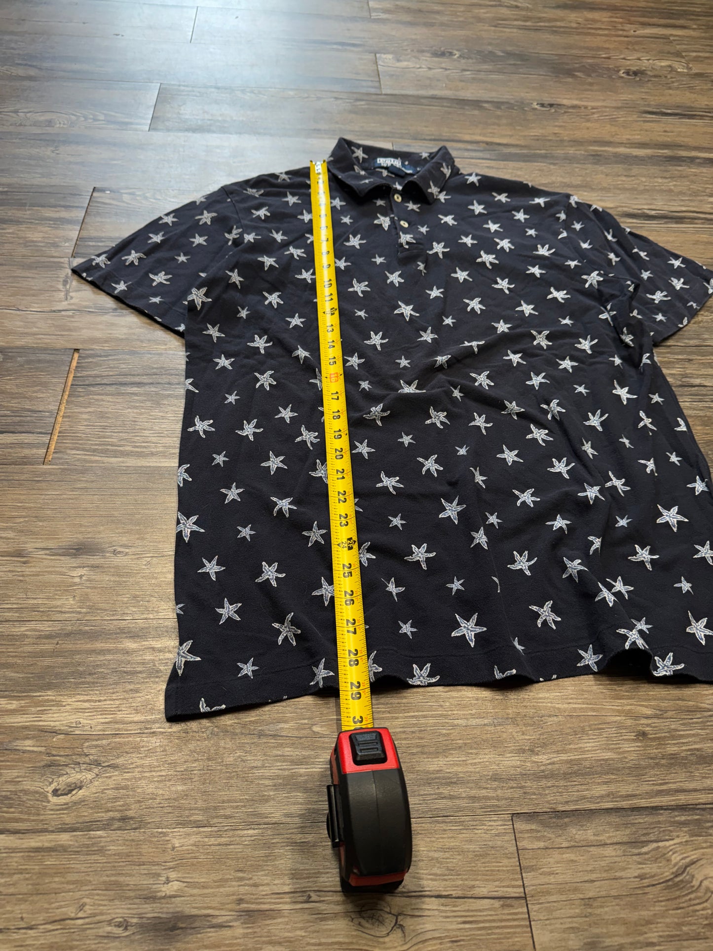 POLO RALPH LAUREN STARFISH AOP SHIRT (L)