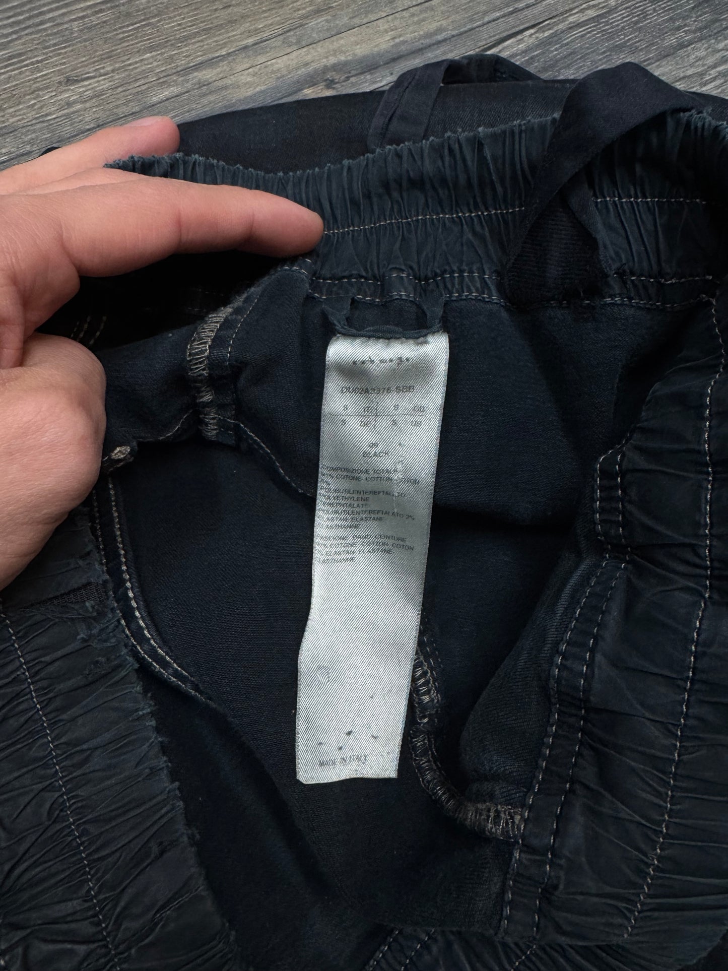RICK OWENS DRKSHDW CARGO PANTS (SMALL)