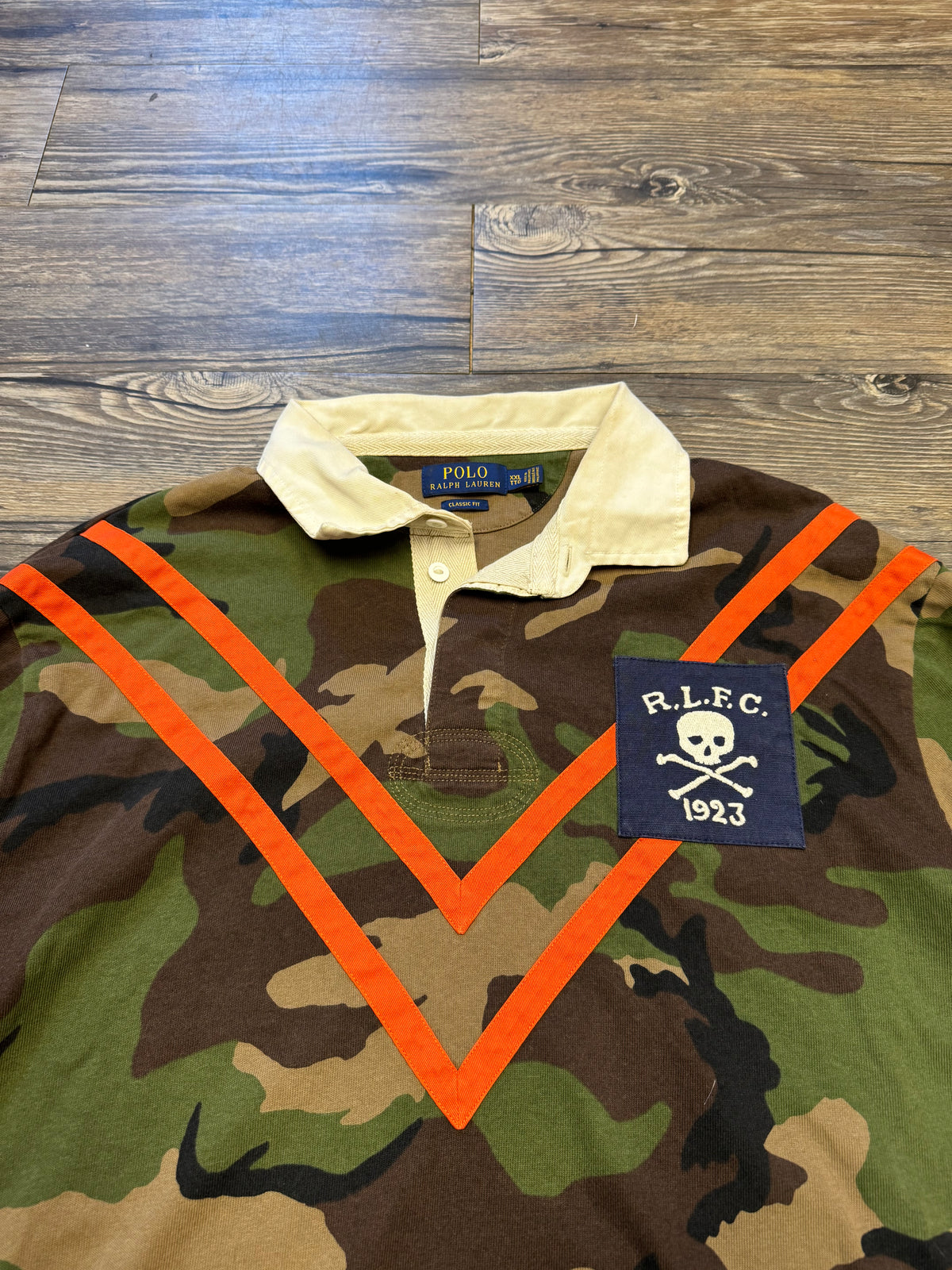 POLO RALPH LAUREN CAMOFLAUGE POLO (XXL)