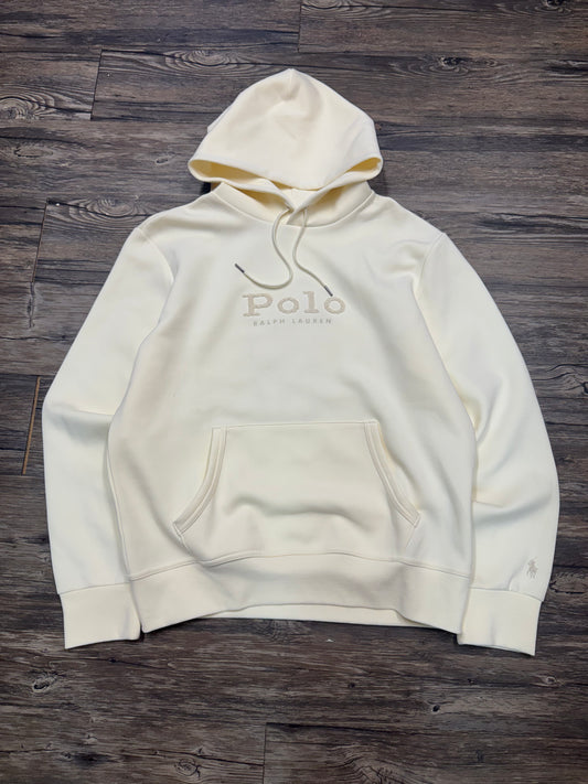 POLO RALPH LAUREN BIG PONY DOUBLE KNIT HOODIE (L)