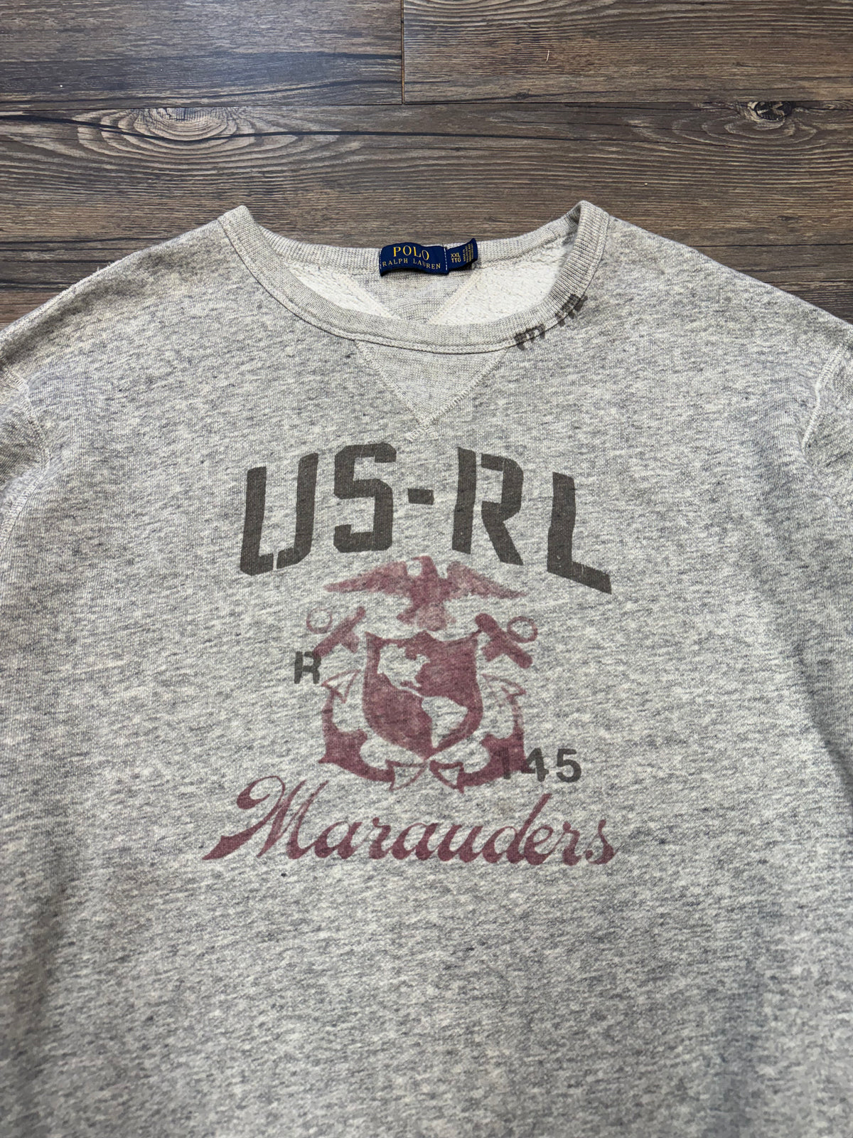 POLO RALPH LAUREN USRL LOGO CREWNECK (XXL)