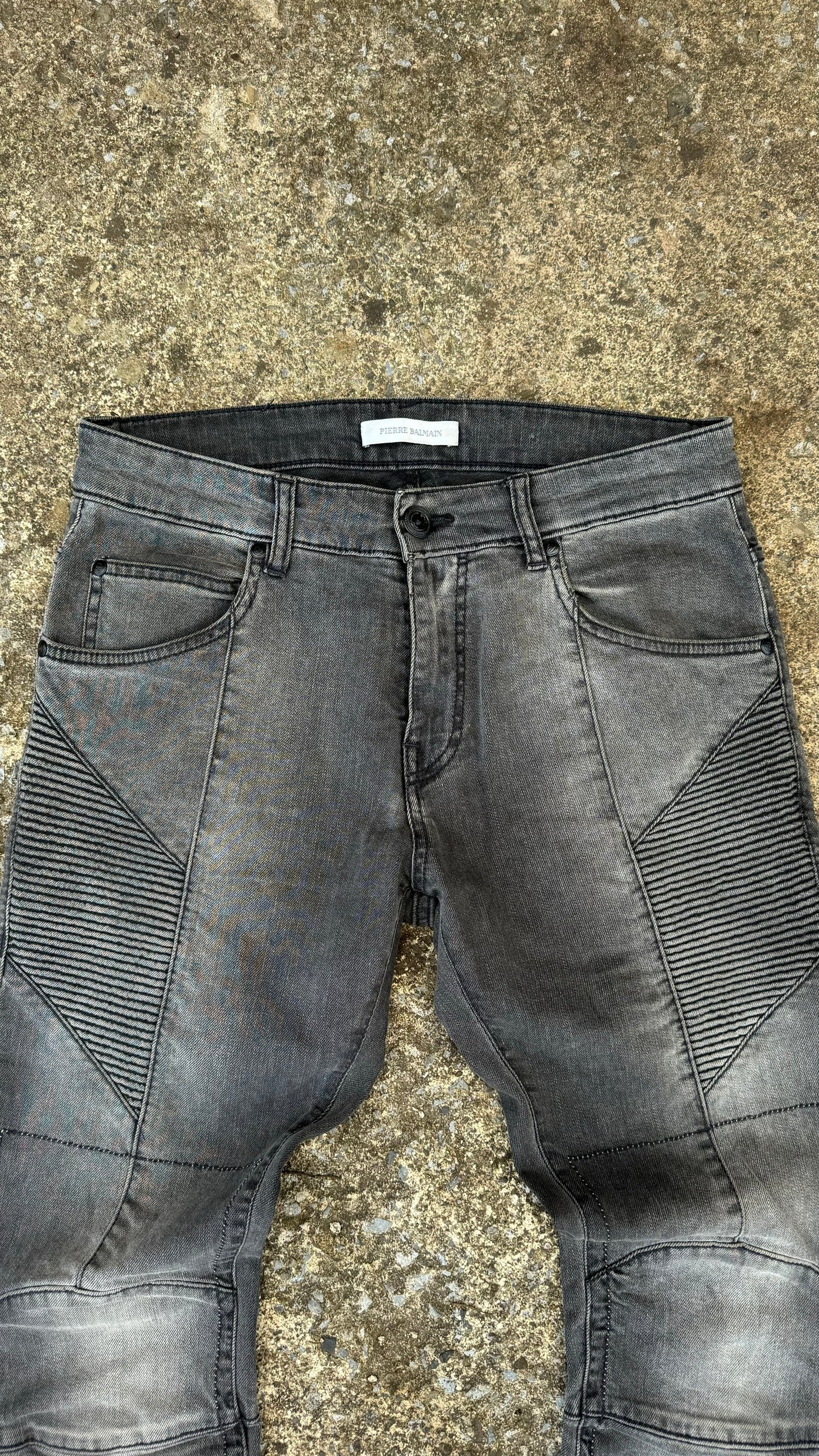 BALMAIN MOTORCYCLE JEANS (30)
