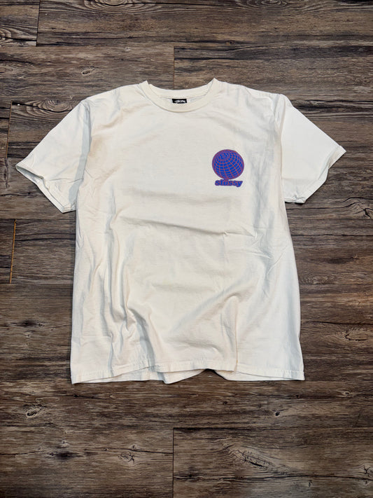 STUSSY WORLDWIDE 3D GLOBE T-SHIRT (LARGE)