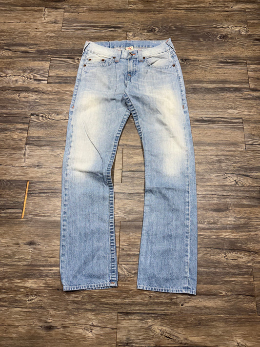 TRUE RELIGION VINTAGE LIGHTWASH DENIM JEANS (30)