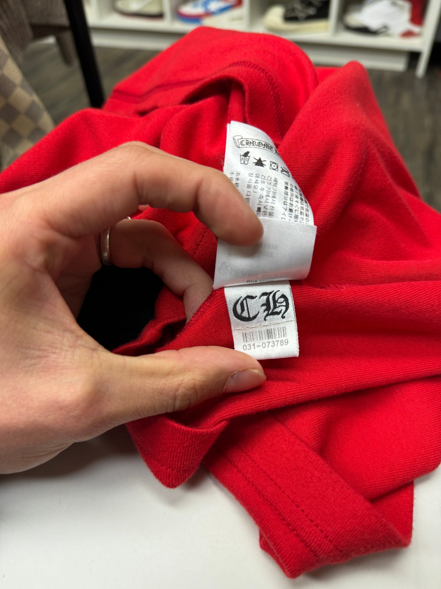 CHROME HEARTS AOP BASEBALL LONGSLEEVE (L)