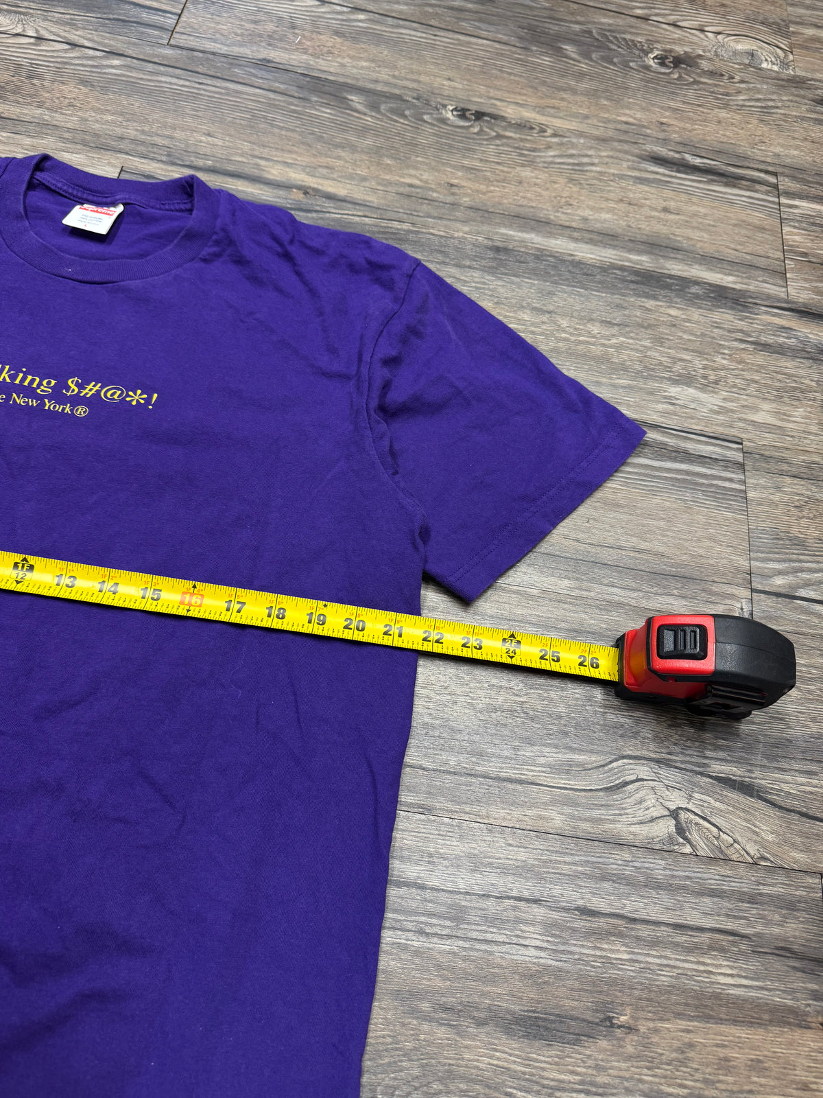 SUPREME "STILL TALKING S#@*!" GRAPHIC T-SHIRT (L)
