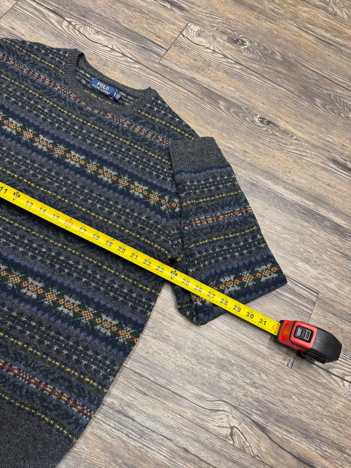POLO RALPH LAUREN AZTEC CREWNECK (XL)