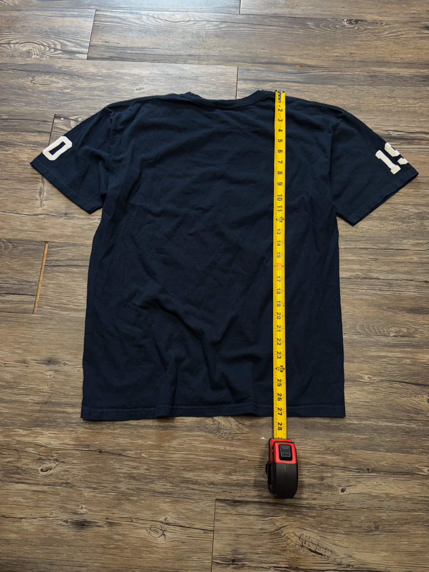STUSSY BIG S VELOUR LOGO T- SHIRT (L)