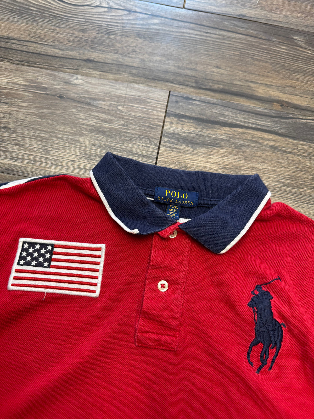 POLO RALPH LAUREN USA STRIPED BIG PONY (S)