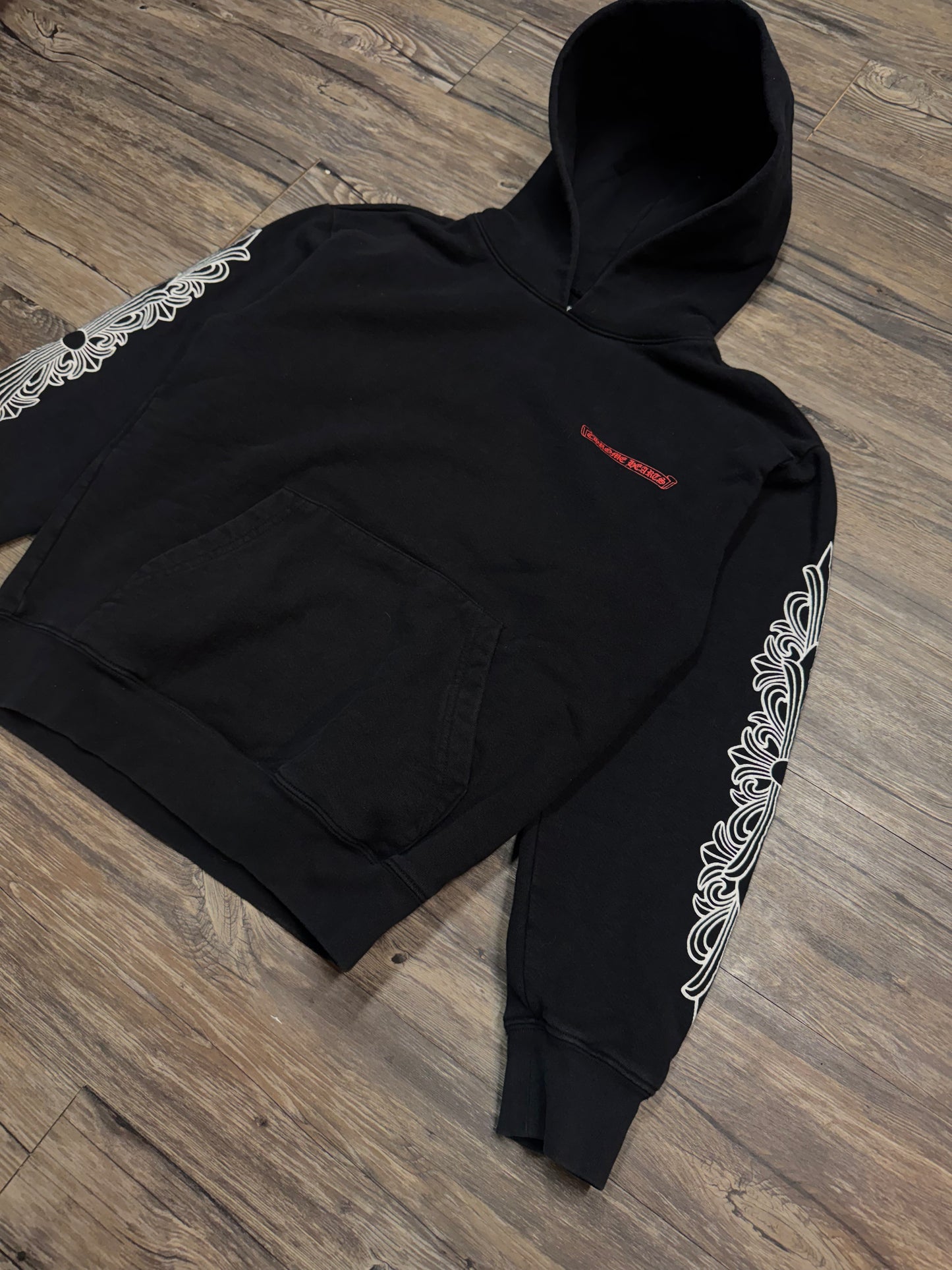 CHROME HEARTS X MATTY BOY FLORAL CHOMPER HOODIE (MEDIUM)