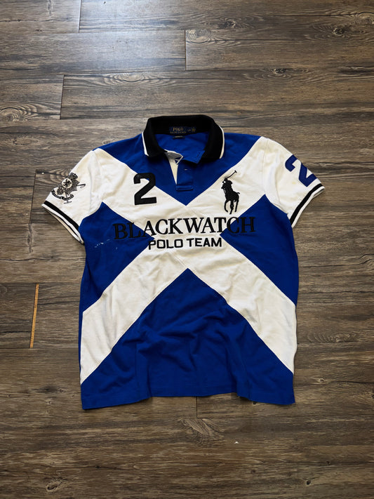 POLO RALPH LAUREN BLACKWATCH POLO TEAM BIG PONY POLO (L)