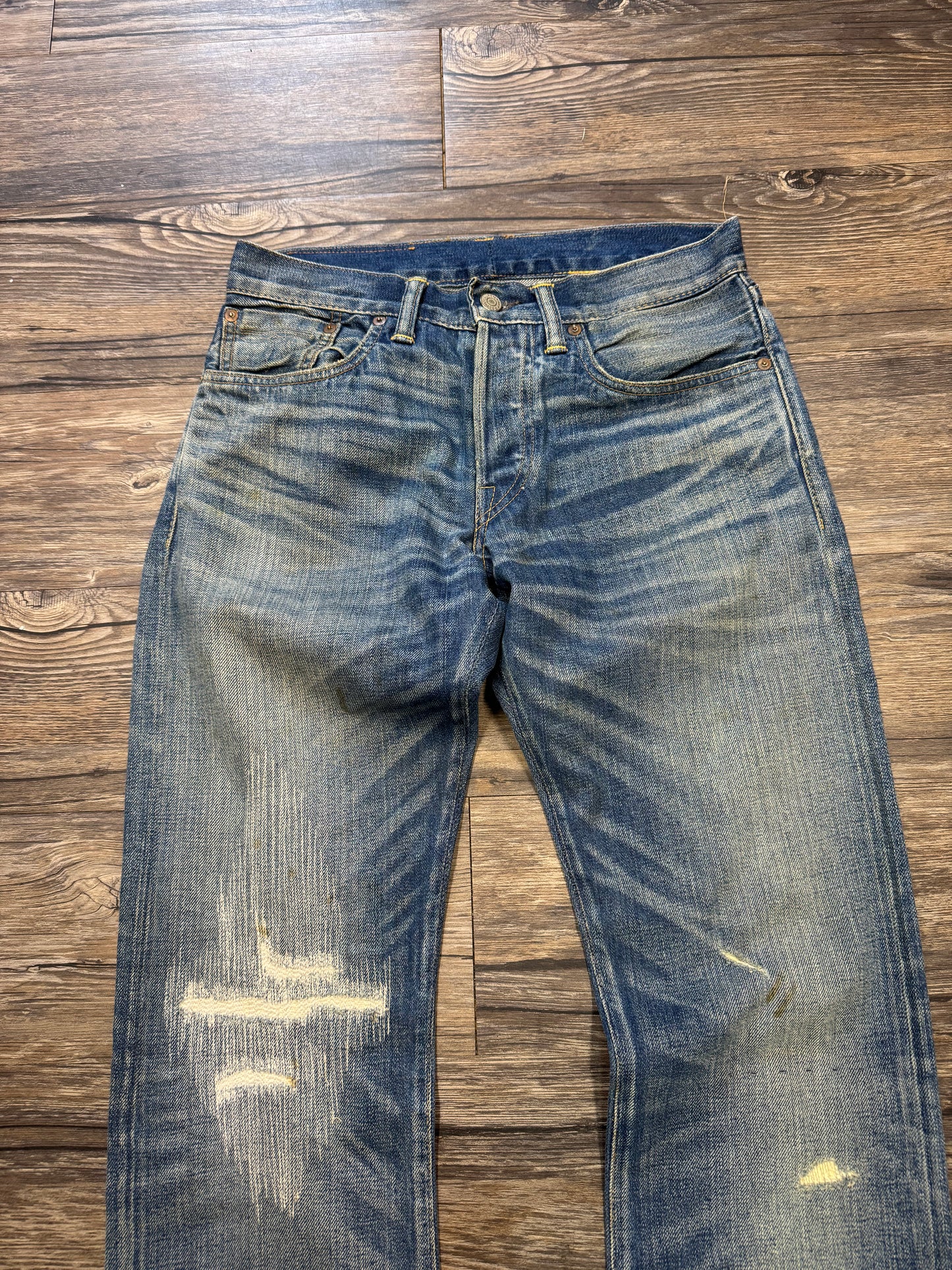 DOUBLE RL LIGHTWASH STRAIGHT LEG JEANS (29)