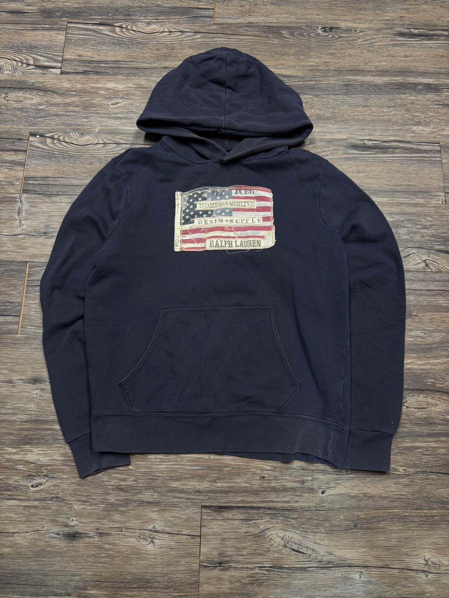 RALPH LAUREN DENIM SUPPLY HOODIE (L)