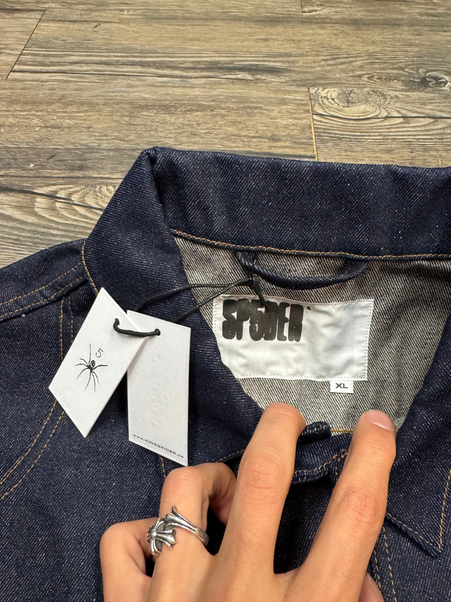 SPIDER DENIM JACKET (UNRELEASED) (XL)