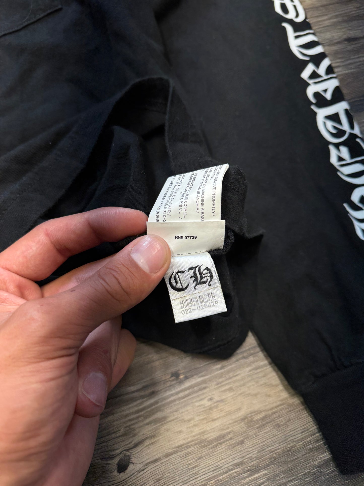 CHROME HEARTS MULTI CROSS LONG SLEEVE (M)