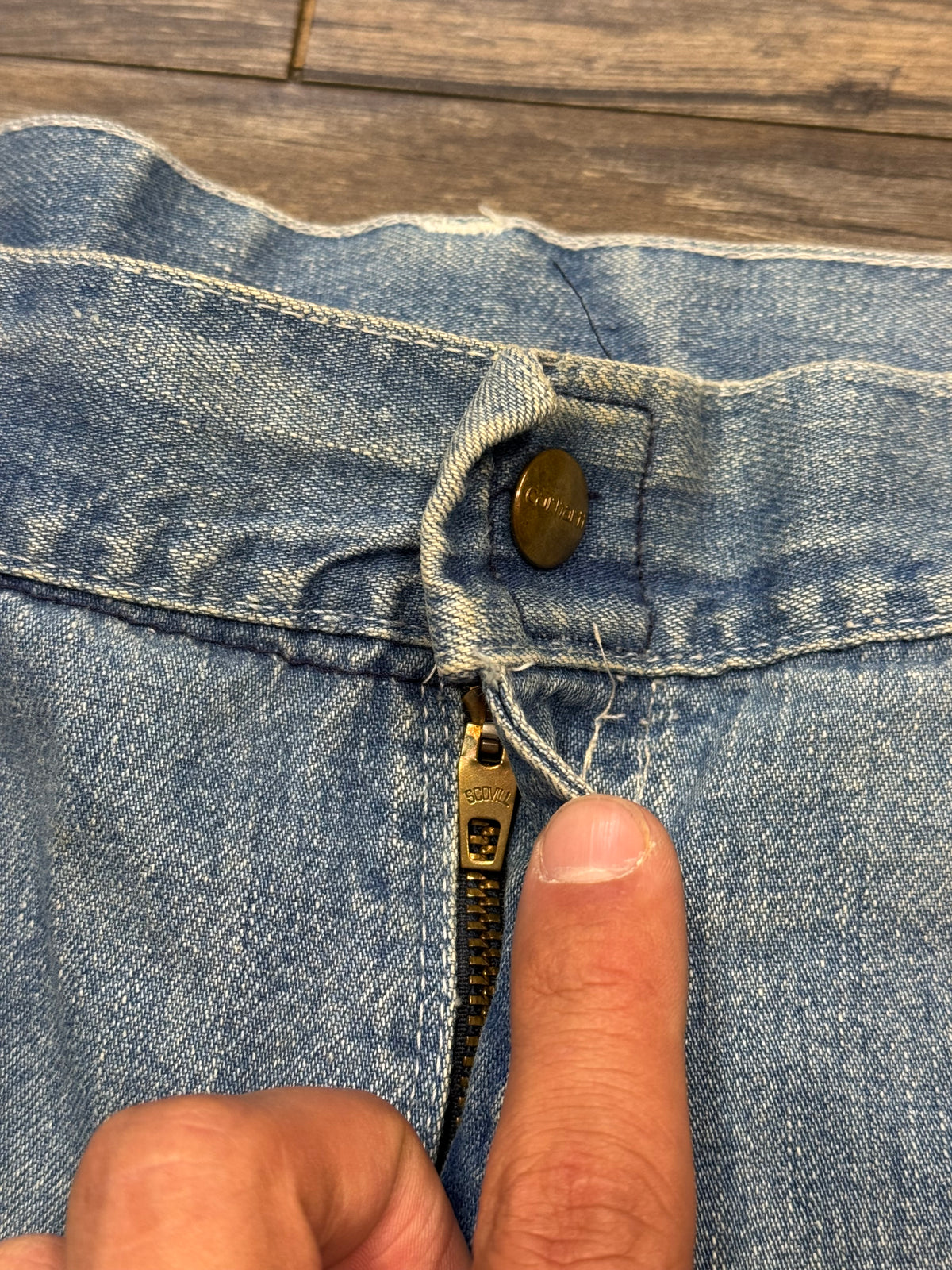CARHARTT VINTAGE 70'S FADED JEANS (38x34)