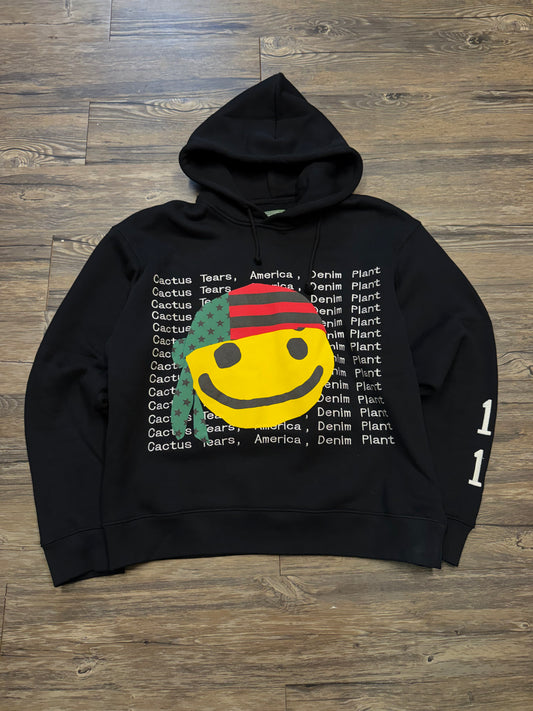DENIM TEARS X CPFM SMILEY HOODED SWEATSHIRT (XL)