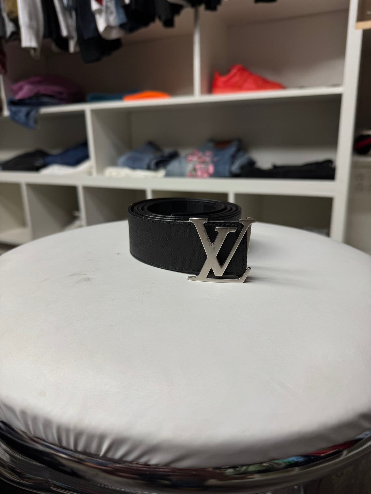 LOUIS VUITTON DAMIER REVERSABLE BELT (OS)