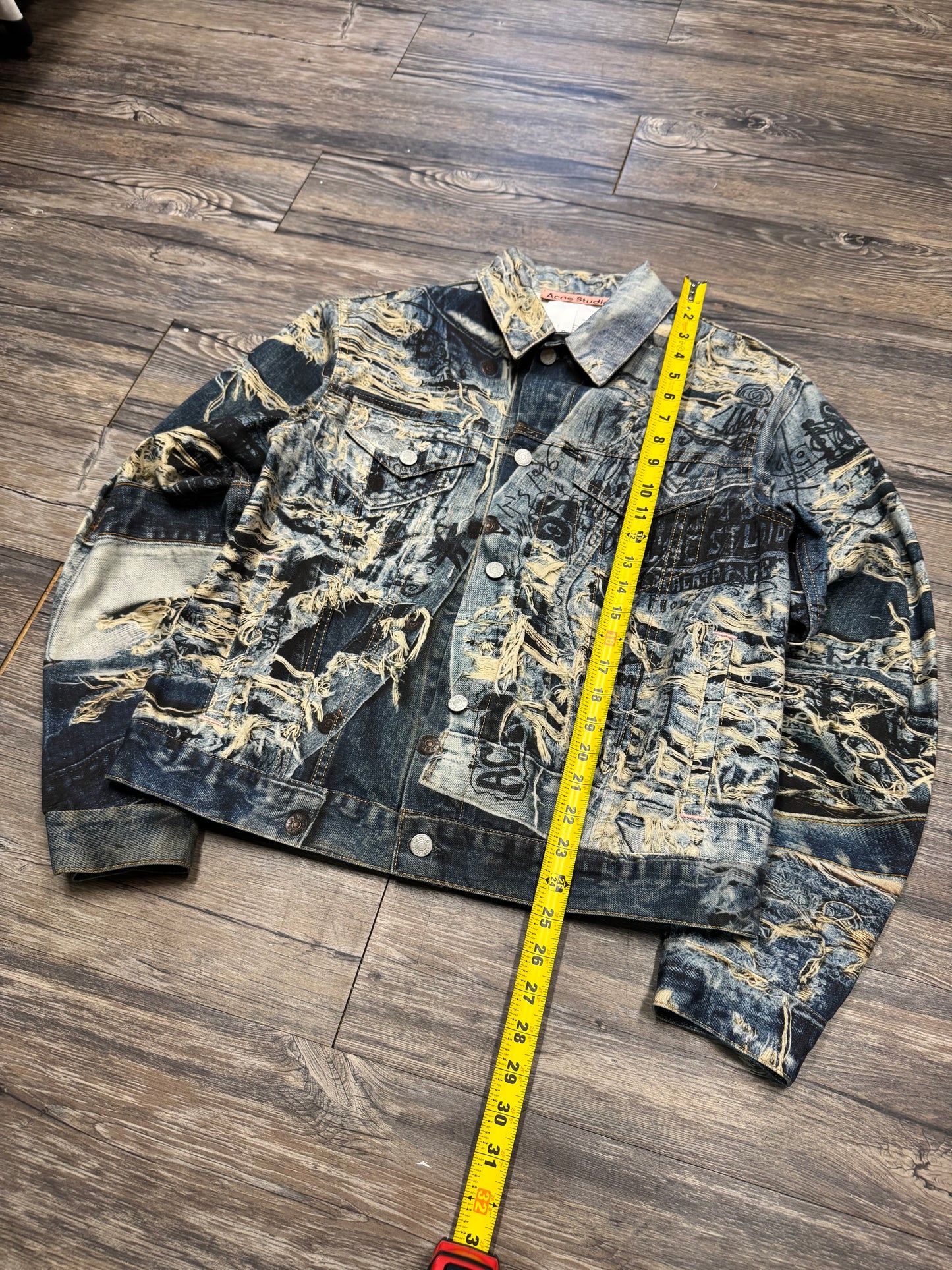 ACNE STUDIOS TROMP L'OEIL JEAN JACKET (L)