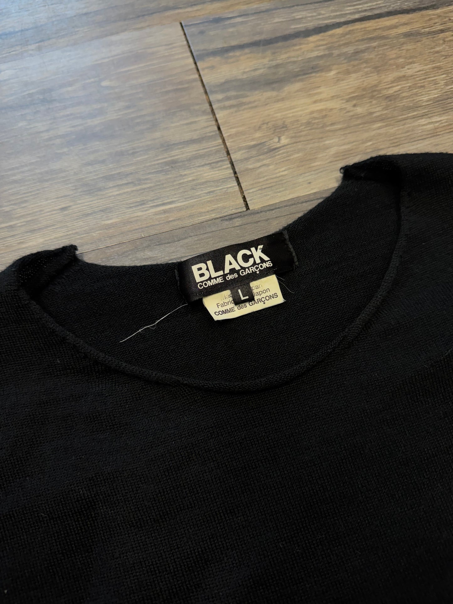 COMME DES GARÇONS EYE KNIT LONGSLEEVE SWEATER (L)