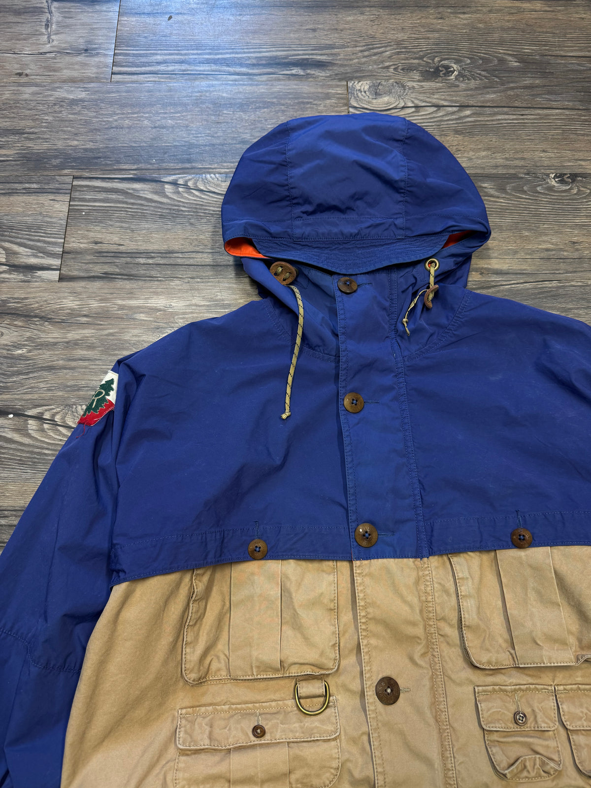 POLO RALPH LAUREN OUTDOORS MULTI-COLOR UTILITYY SKI JACKET (L)