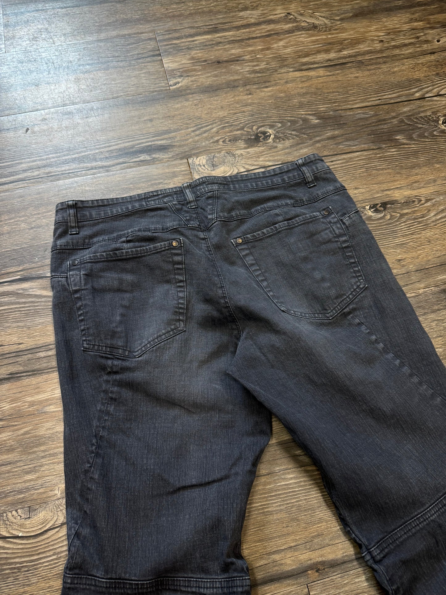 MARITHE & FRANCOIS GIRBAUD VINTAGE DARK DISTRESSED DENIM (32)