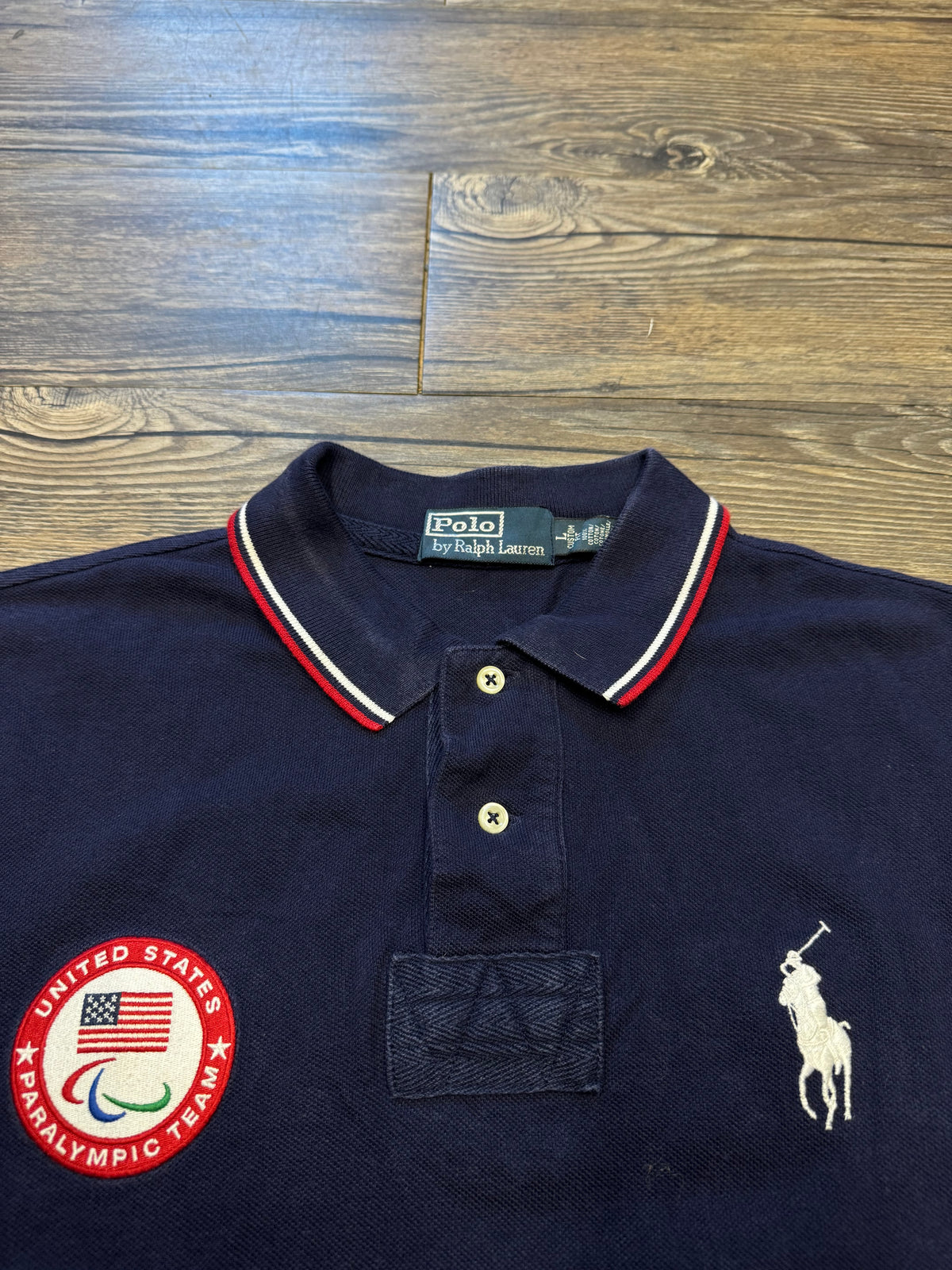 POLO RALPH LAUREN PARILYMPIC USA BIG PONY (L)