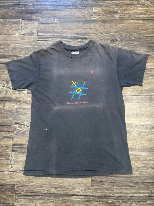 80’s APPLE TICK TACK TOE PROMO T-SHIRT (LARGE)