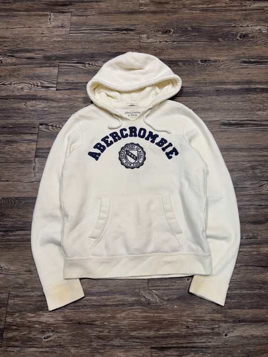 ABERCROMBIE & FITCH VINTAGE LOGO HOODIE (M)