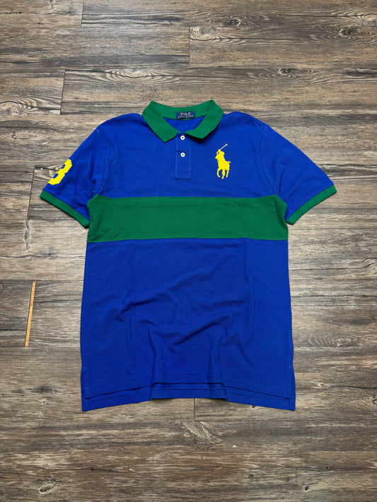 POLO RALPH LAUREN
BIG PONY CHEST STRIPE POLO (L)