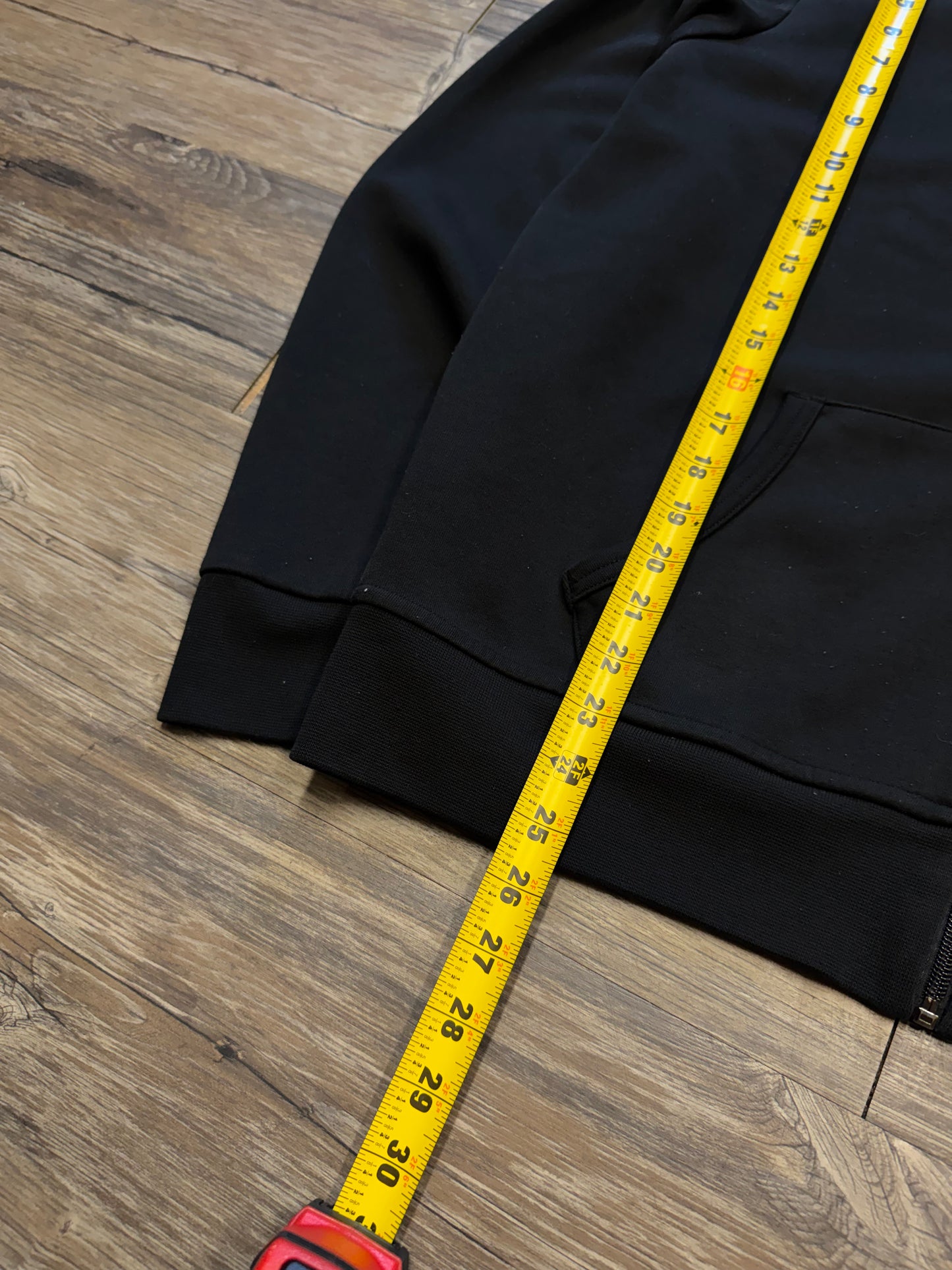 POLO RALPH LAUREN DOUBLE KNIT ZIP-UP HOODIE (L)