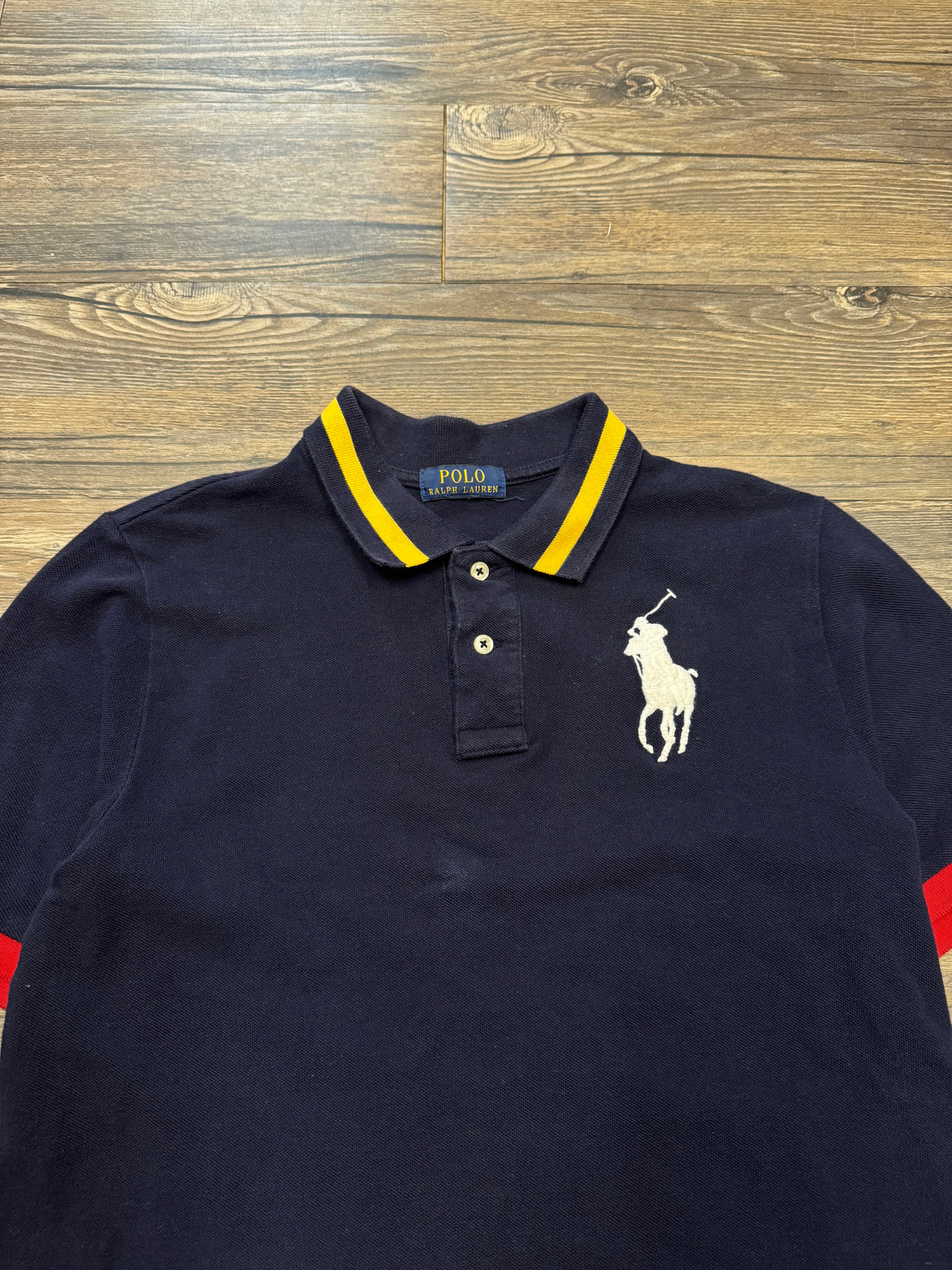 POLO RALPH LAUREN
DUAL STRIPE BIG PONY POLO (M)