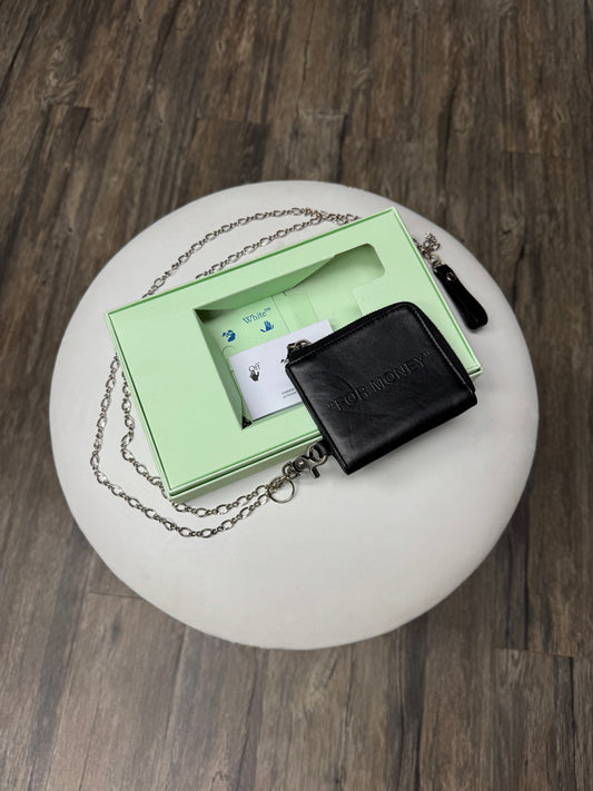 OFF WHITE CHAIN WALLET (OS)