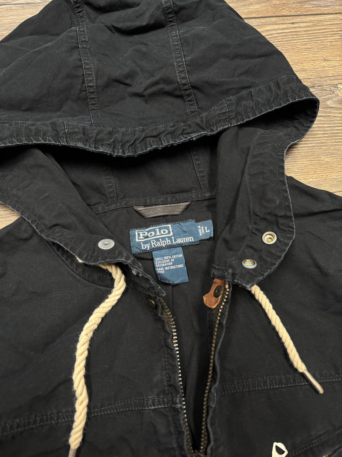 POLO RALPH LAUREN RLFC LIONS FULL ZIP CANVAS JACKET (L)