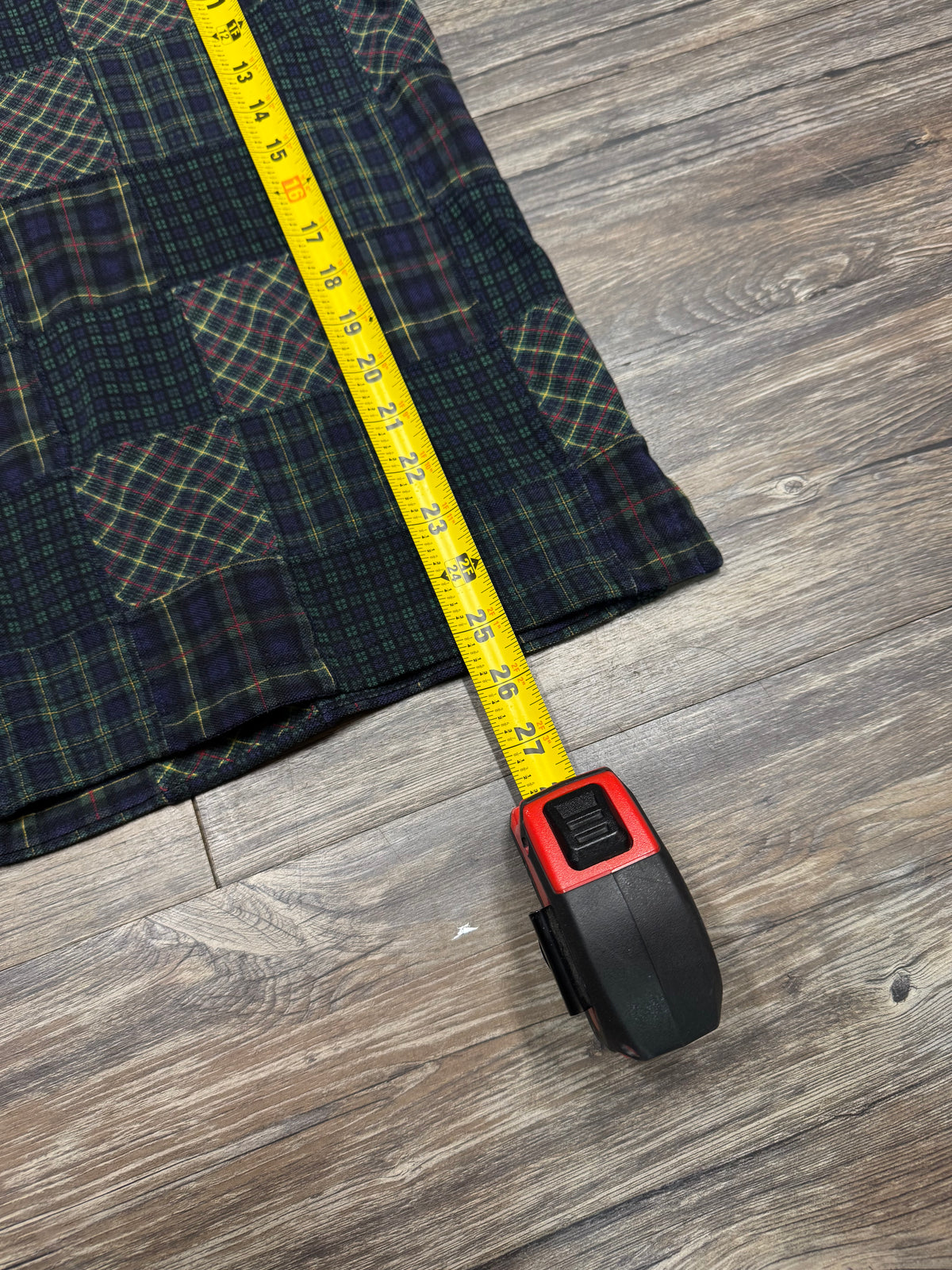 POLO RALPH LAUREN PATCHWORK PLAID POLO (M)