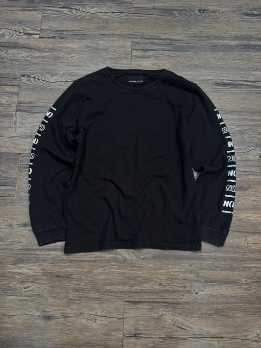 NUMBER (N)INE ARM LOGO BLACK CREWNECK (M)