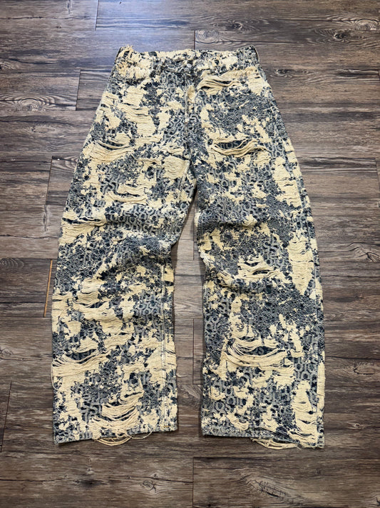 ACNE STUDIOS AOP DISTRESSED JEANS (33)