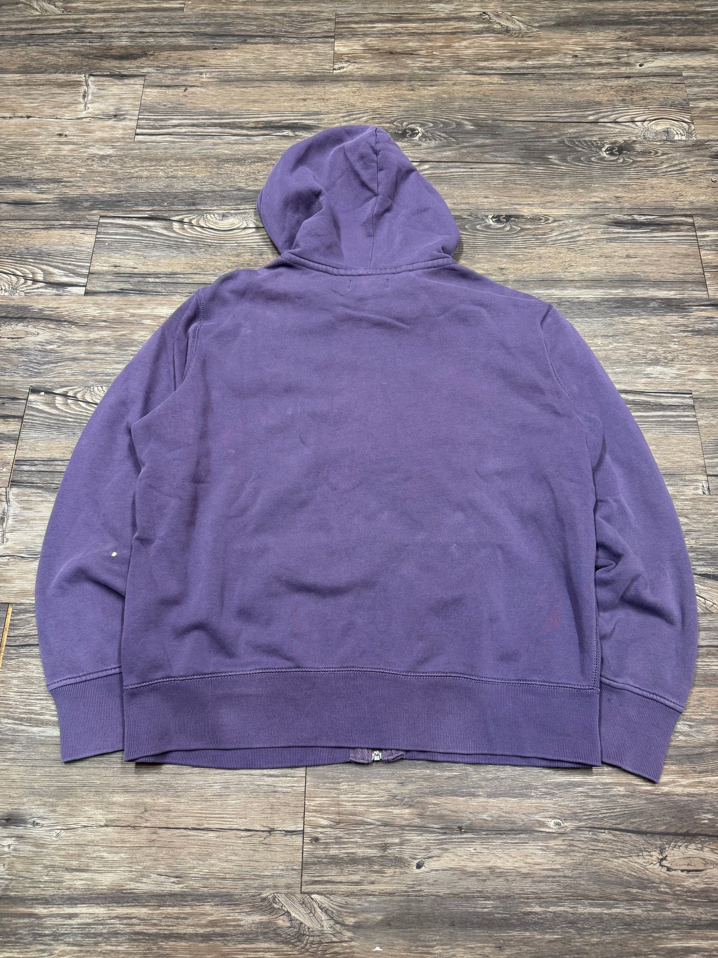 POLO RALPH LAUREN ‘MAGENTA’ ZIP UP HOODED SWEATSHIRT (XL)