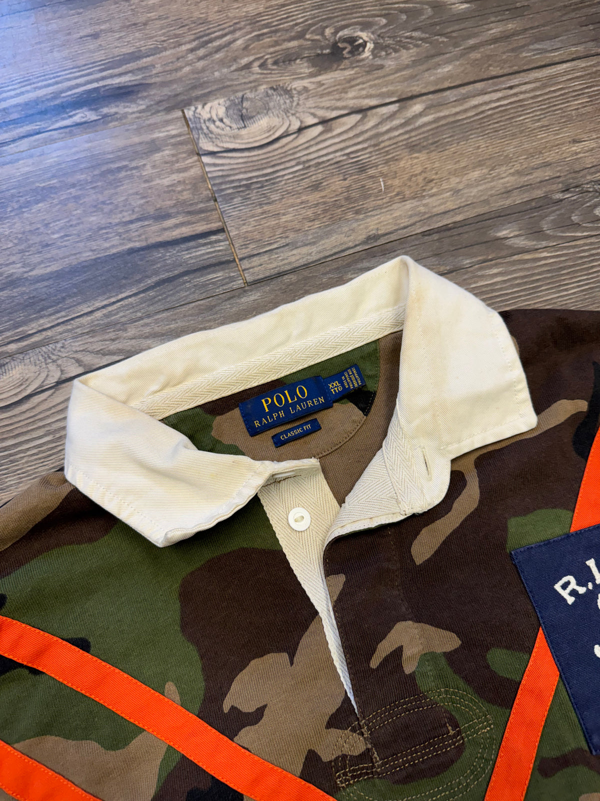 POLO RALPH LAUREN CAMOFLAUGE POLO (XXL)