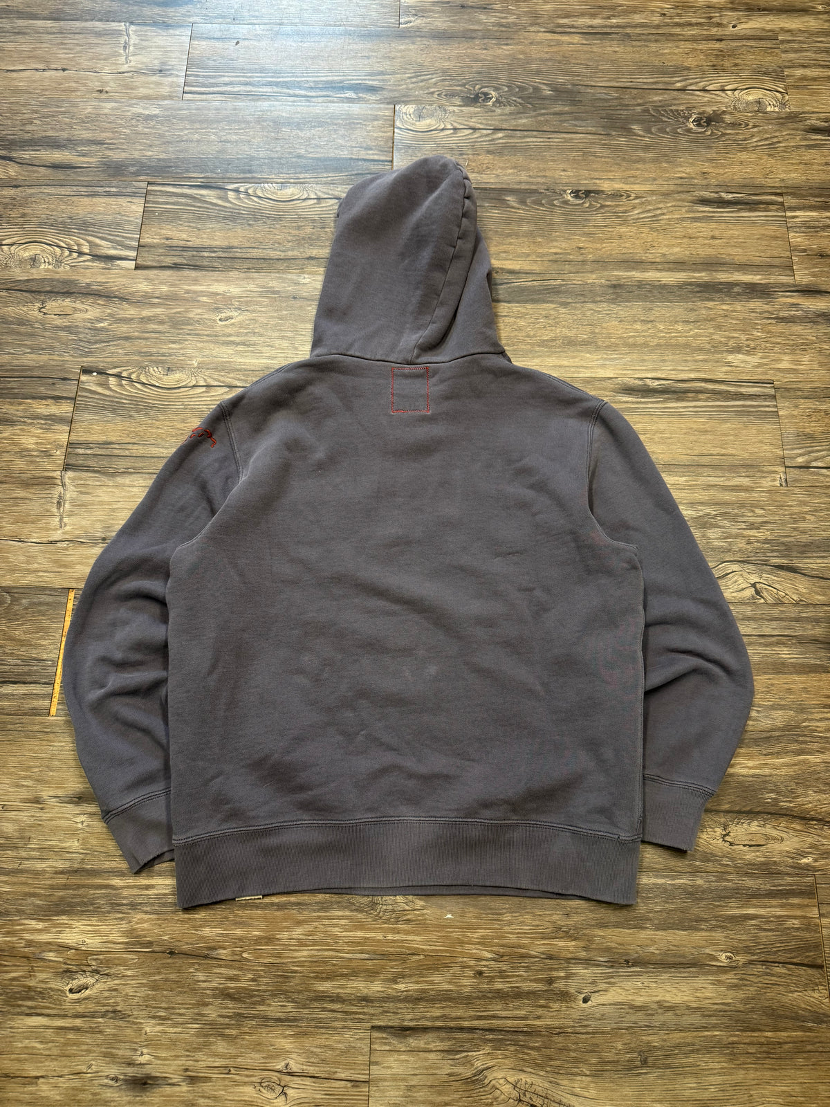 POLO RALPH LAUREN EMBROIDERED LION HENLEY HOODIE (M)