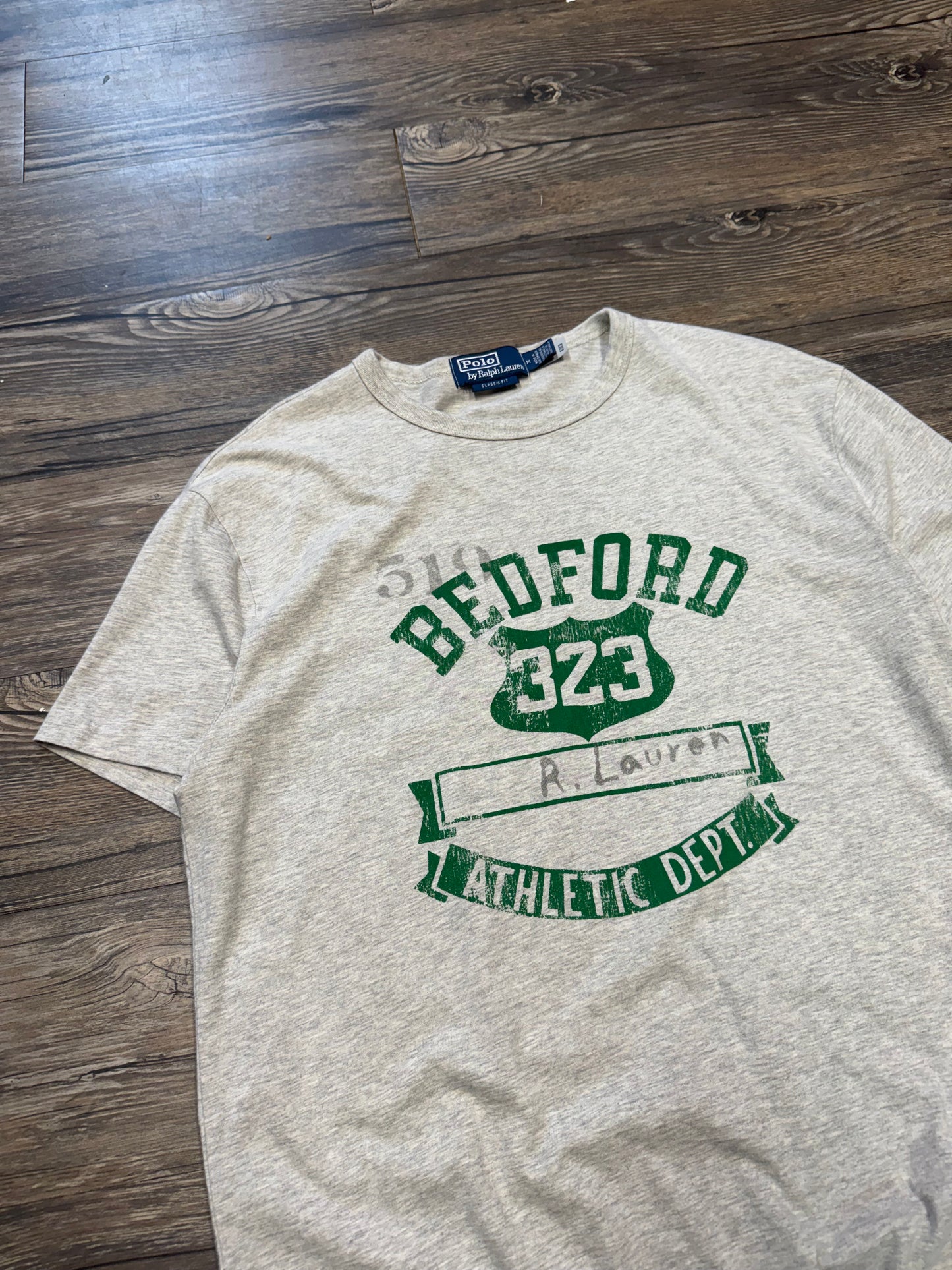POLO RALPH LAUREN BEDFORD ATHLETIC DEPT T-SHIRT (M)