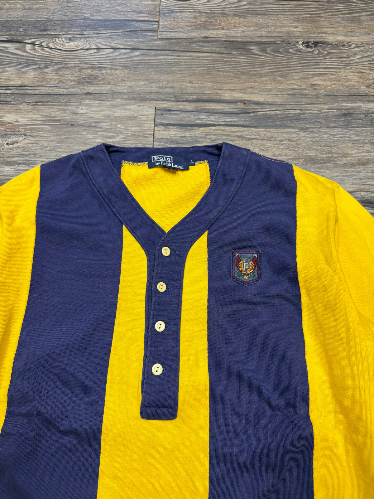 POLO RALPH LAUREN RUGBY HENLY SWEATER (L)