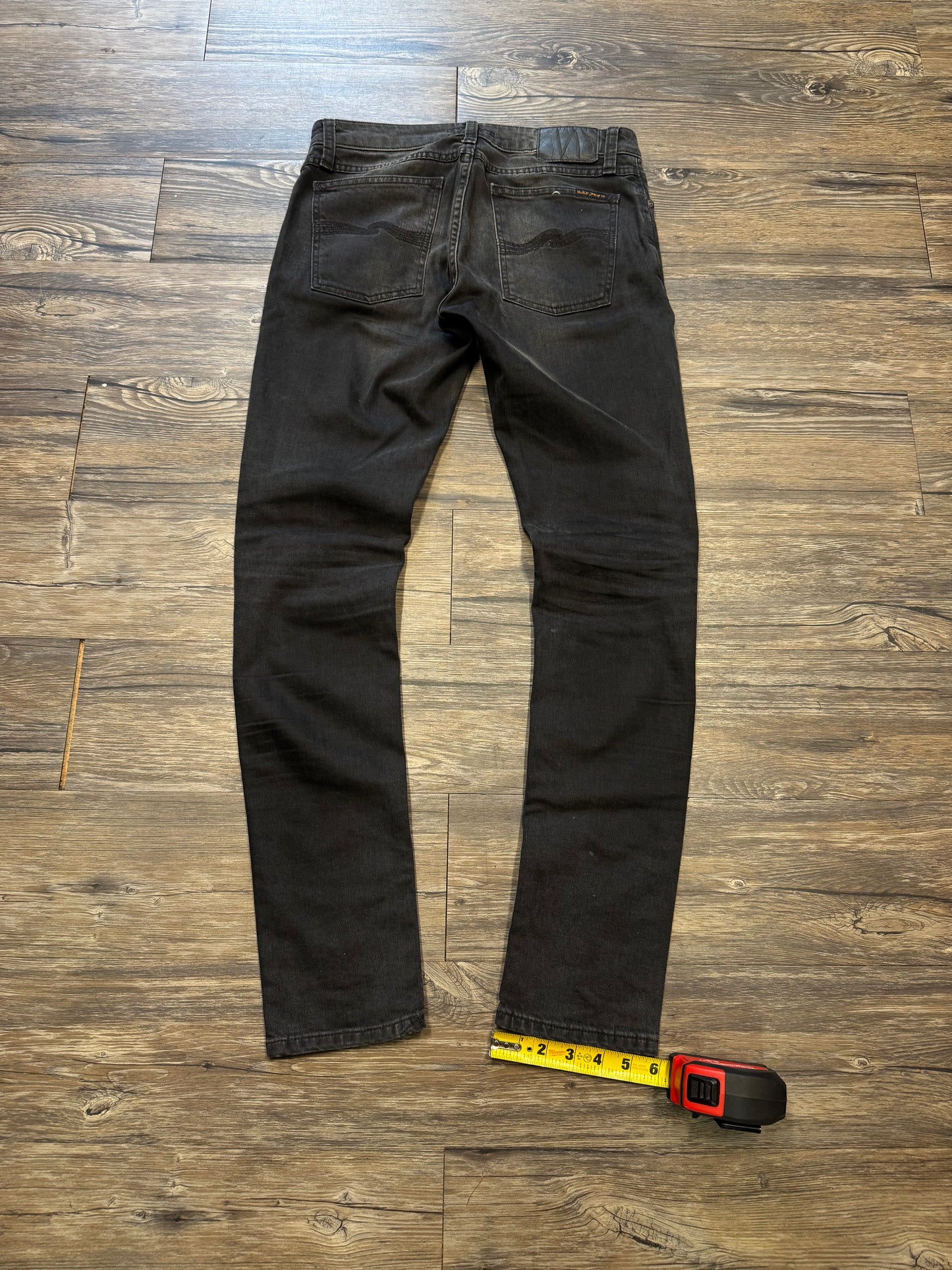 BLACK NUDIE SKINNY JEANS (31)