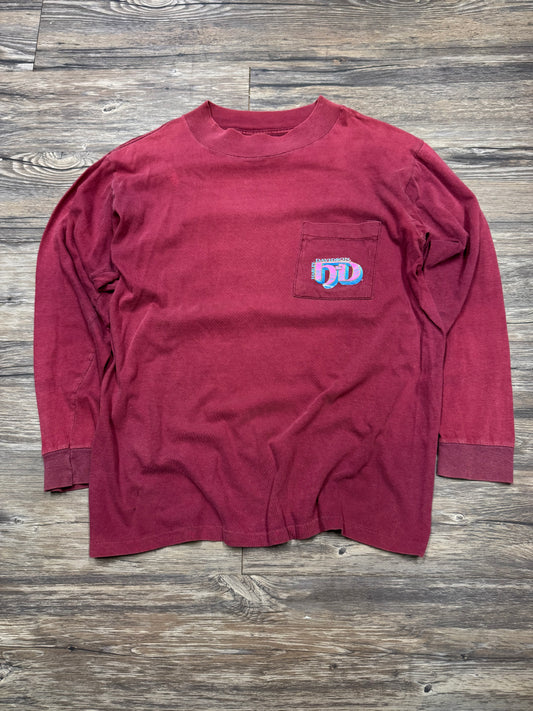 HARLEY DAVIDSON FADED WINE RED SOFTAIL L/S (M)