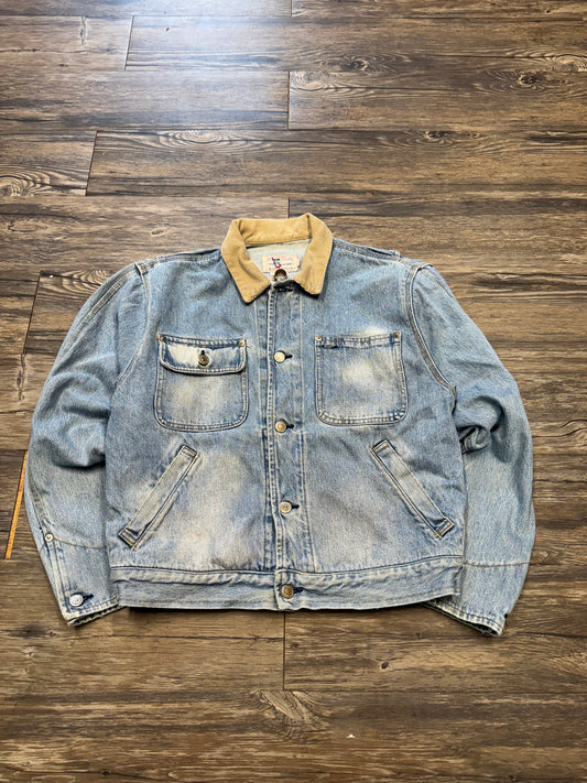 POLO RALPH LAUREN NATIVE AMERICAN DENIM JACKET (S)